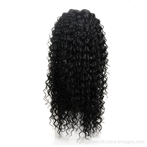 MAGIC 26"Inch Black Kinky Wave Hair Synthetic Lace Front Wig Heat Resistant Jerry Curly Hair Lace Front Wigs For Black Women